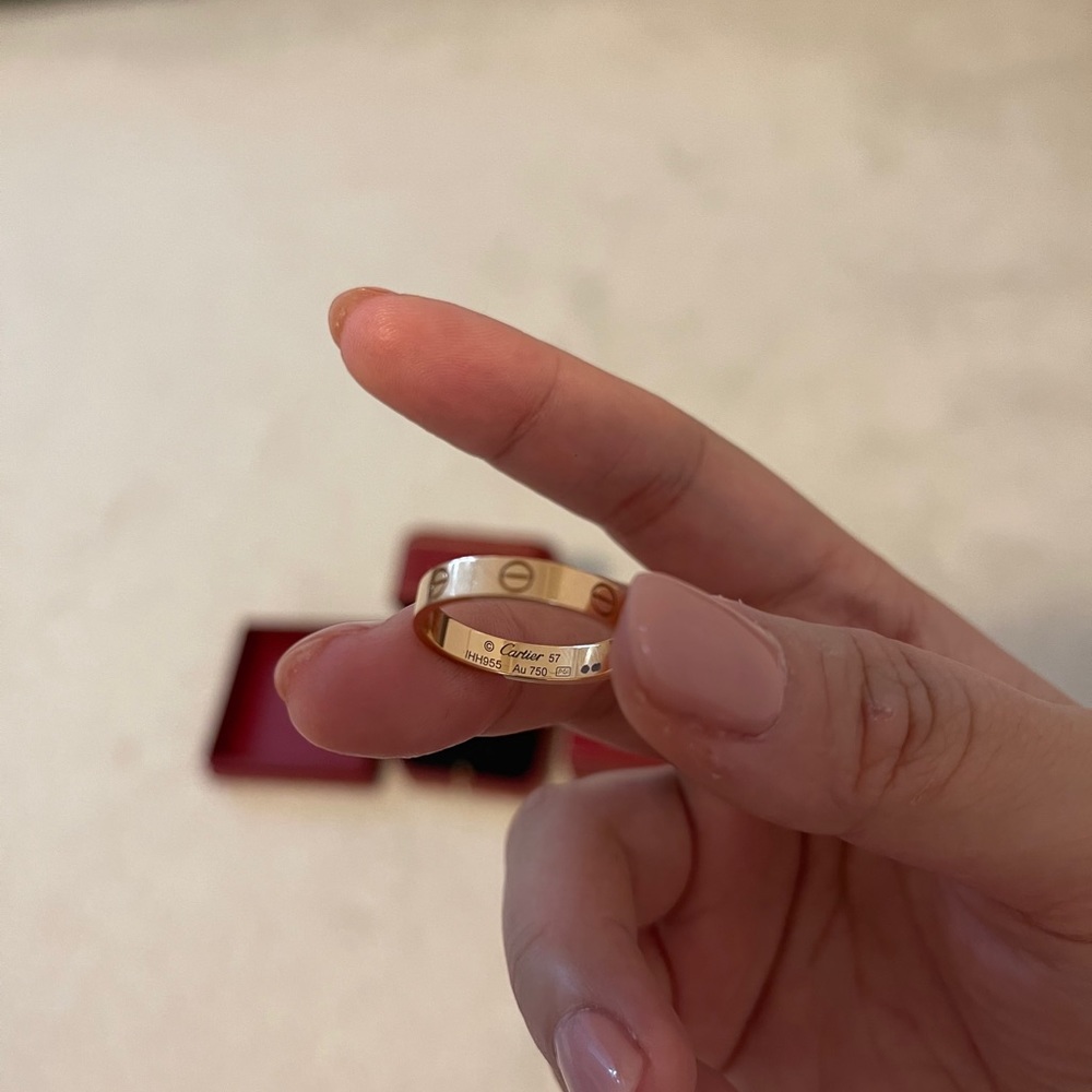 Cartier love ring size 7